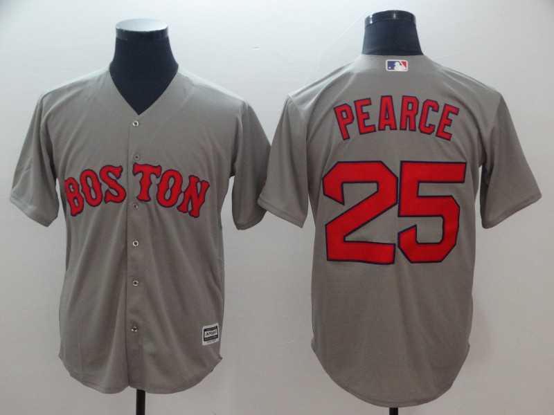 Red Sox 25 Steve Pearce Gray Cool Base Jersey,We sell and wholesale Red Sox 25 Steve Pearce Gray Cool Base Jersey on line form chian!